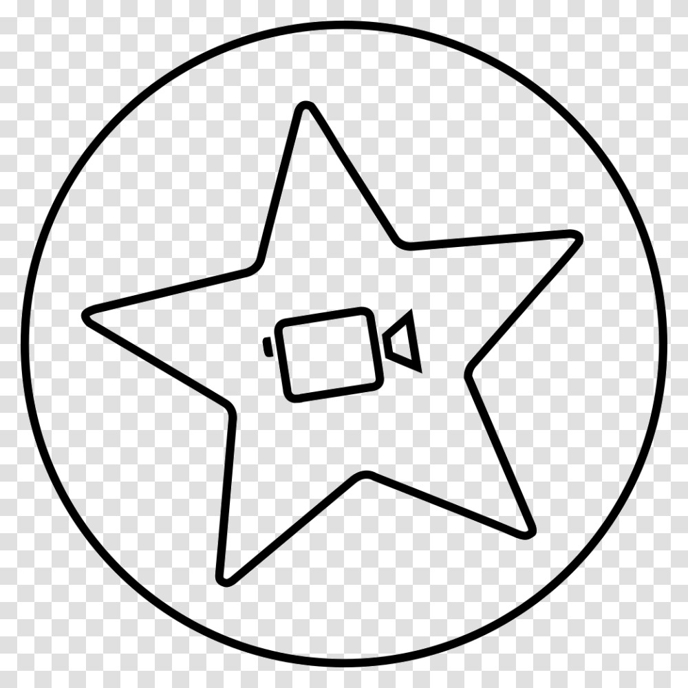 Imovie Logo Icon Free Download, Star Symbol Transparent Png