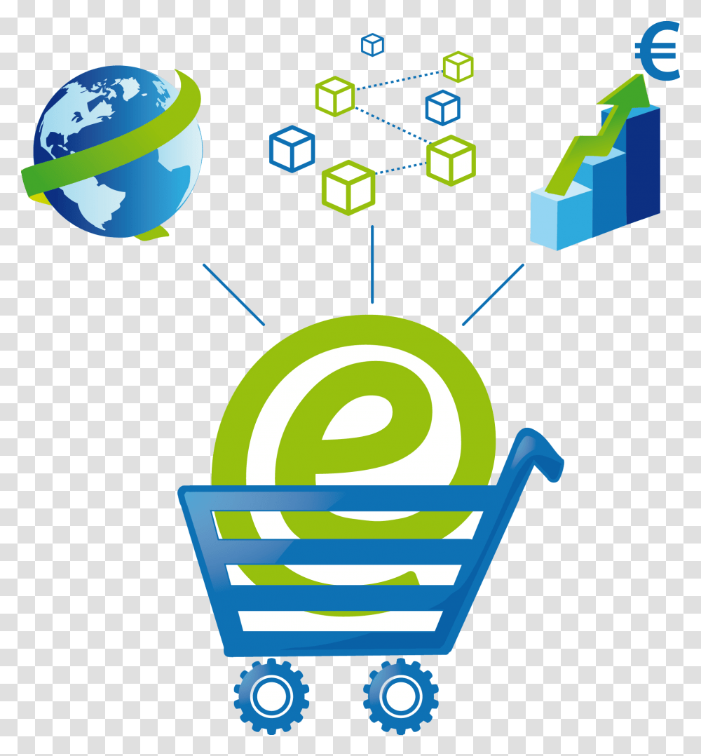 Impact Du E Commerce, Logo, Trademark, Shopping Cart Transparent Png