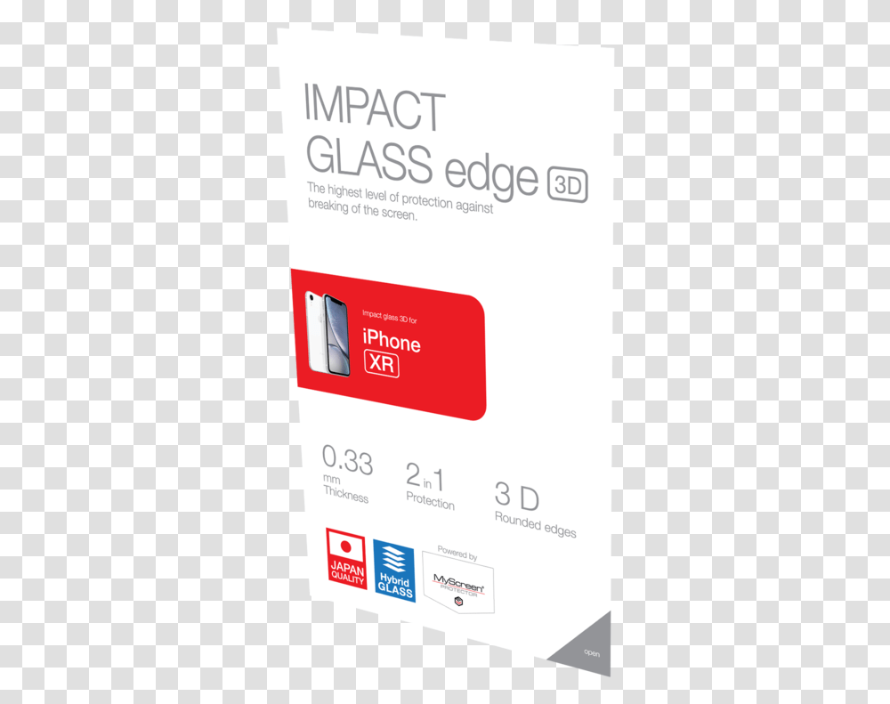 Impact Glass 3d For Iphone Xr Xr11 Edge Vertical, Text, Word, Credit Card Transparent Png