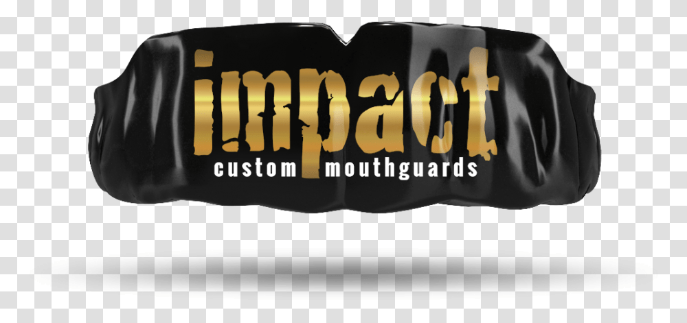 Impact Gold Logo Black Newsthump, Text, Label, Weapon, Hand Transparent Png