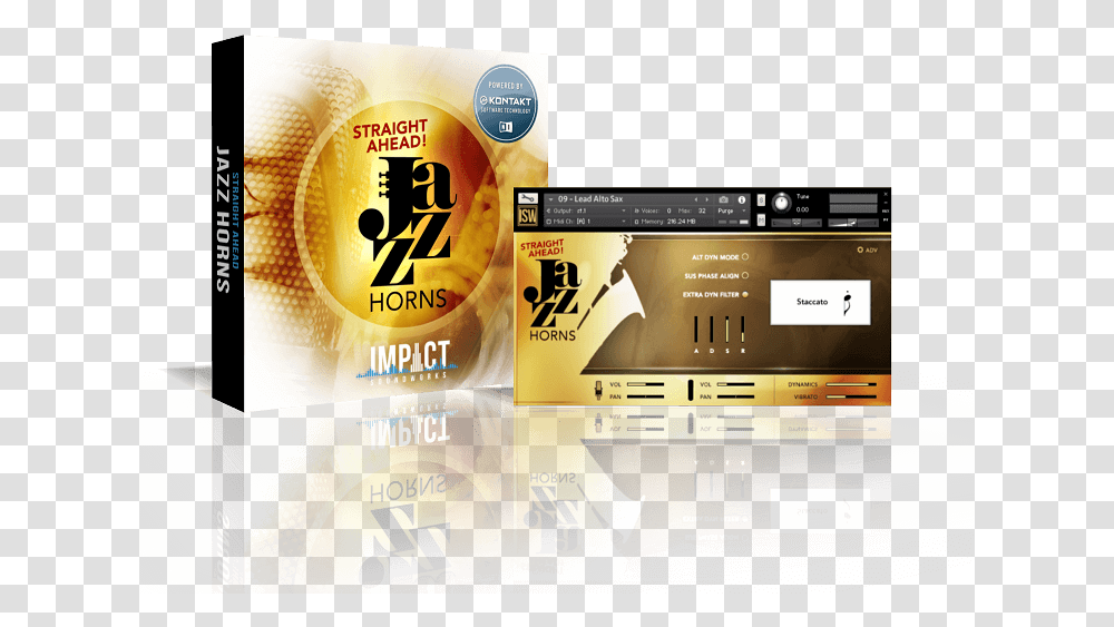 Impact Soundworks Straight Ahead Jazz Horns, Poster, Advertisement, Flyer, Paper Transparent Png