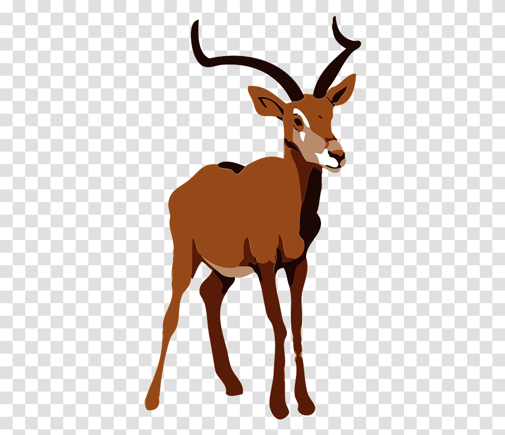 Impala Animal Clipart Deer, Mammal, Antelope, Wildlife, Gazelle Transparent Png