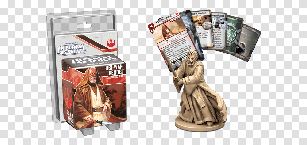 Imperial Assault Obi Wan Kenobi, Person, Human, Advertisement, Poster Transparent Png