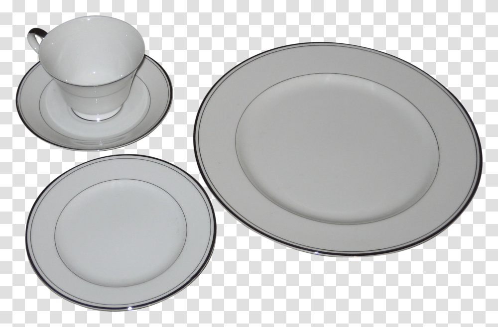Imperial China Place Setting For One Plate, Saucer, Pottery, Dish, Meal Transparent Png