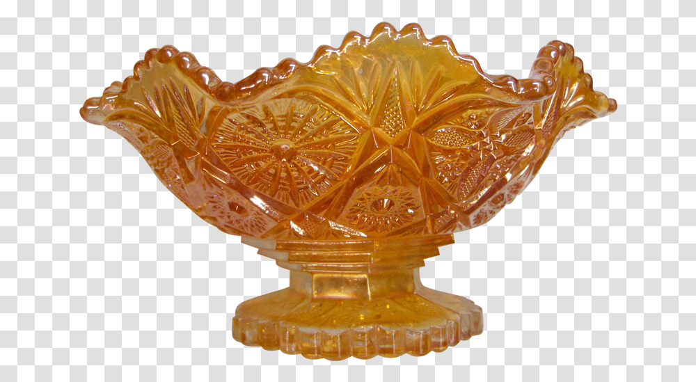 Imperial Fancy Flowers Marigold Compote Punch Bowl, Fungus, Ornament, Honey, Food Transparent Png