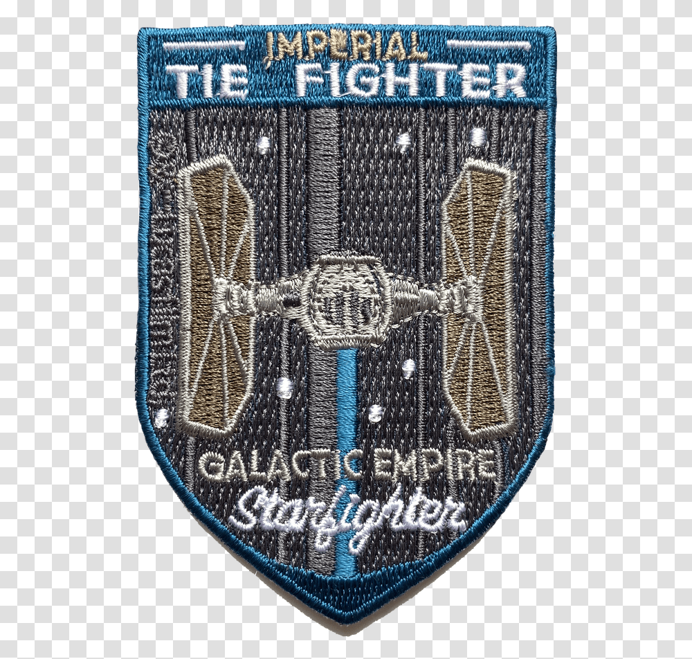 Imperial Tie Fighter Badge, Logo, Symbol, Trademark, Rug Transparent Png