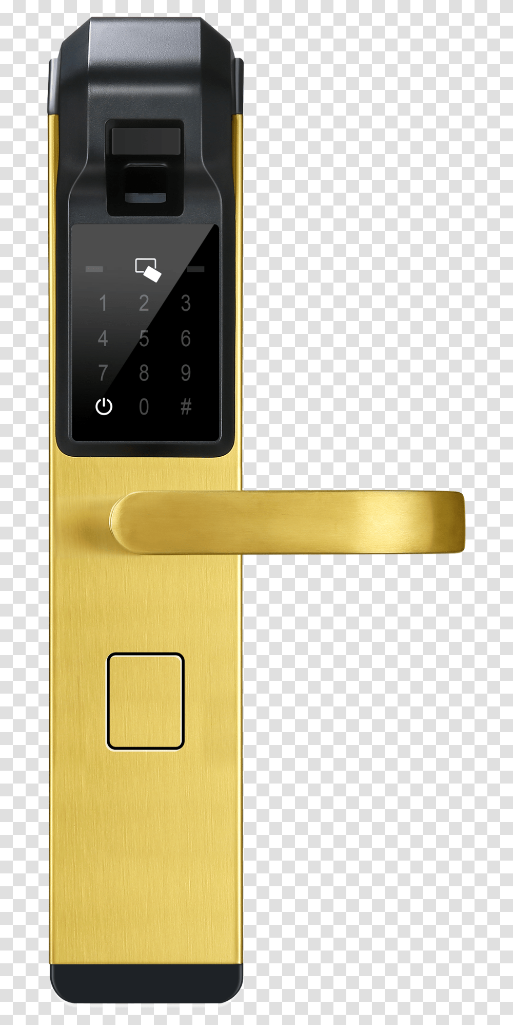 Impermeable Inteligente Magntico De Seguridad Biomtrico Lock, Mobile Phone, Electronics, Cell Phone, Handle Transparent Png