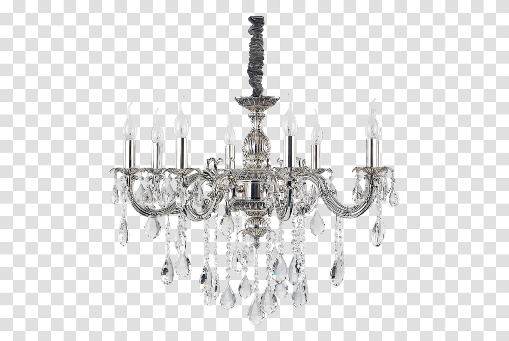 Impero Chandelier Sp6, Lamp, Crystal Transparent Png