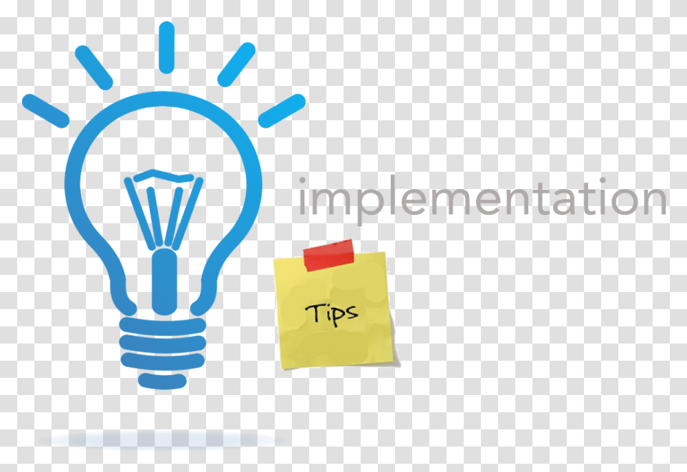 Implementation Tips For Collaborative Work Management Tips And Trick, Light, Lightbulb Transparent Png
