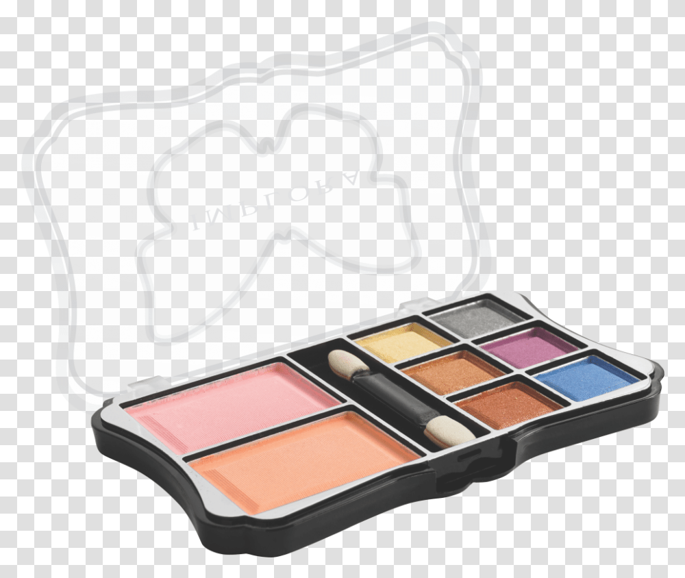 Implora Eyeshadow Download Implora Eyeshadow And Blush, Palette, Paint Container, Cosmetics, Face Makeup Transparent Png