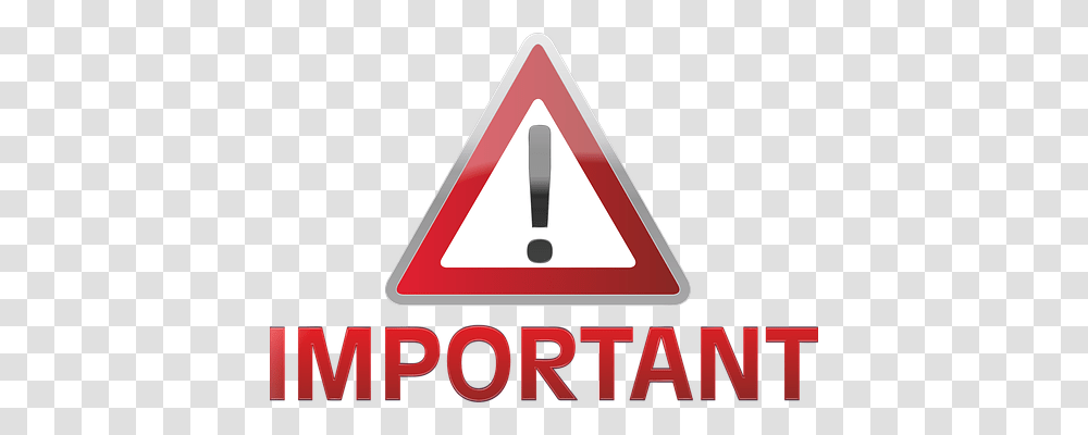 Important Transport, Sign, Triangle Transparent Png