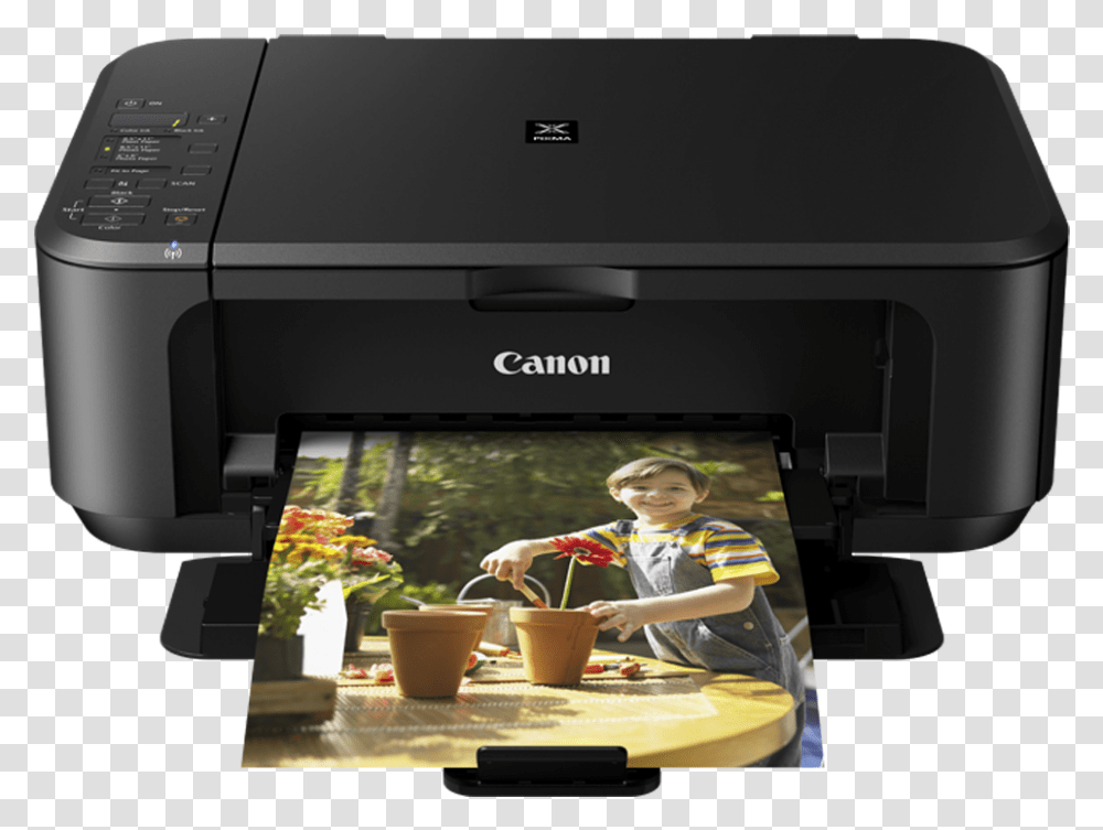 Impresora Canon Pixma, Machine, Person, Human, Printer Transparent Png
