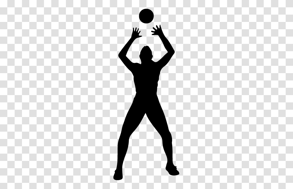 Improve Your Volleyball Perfomance, Silhouette, Person, Stencil, Dance Pose Transparent Png