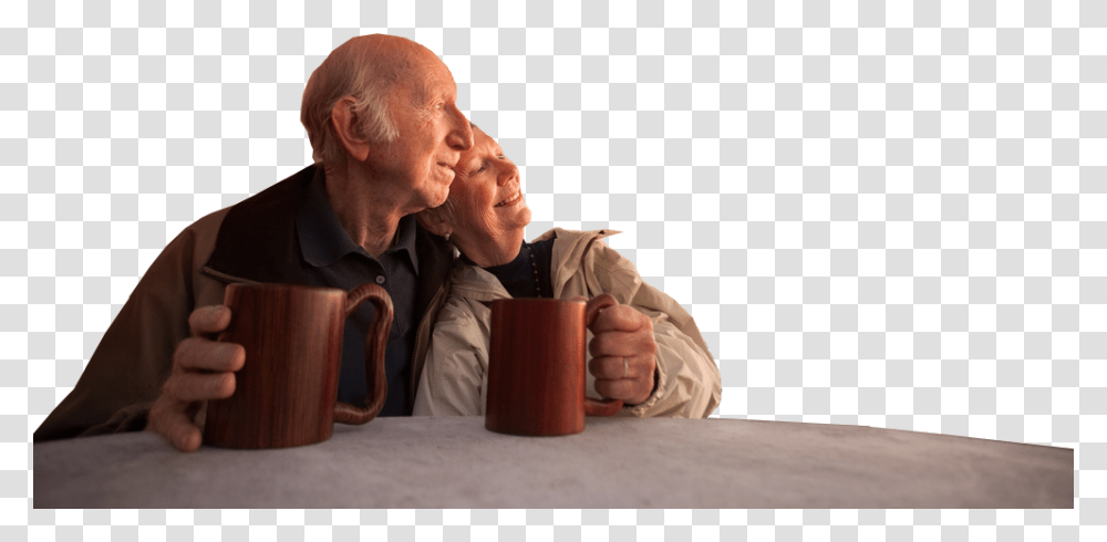 Improved Results Refractive Cataract Surgery Older People Sitting, Person, Human, Coffee Cup, Senior Citizen Transparent Png