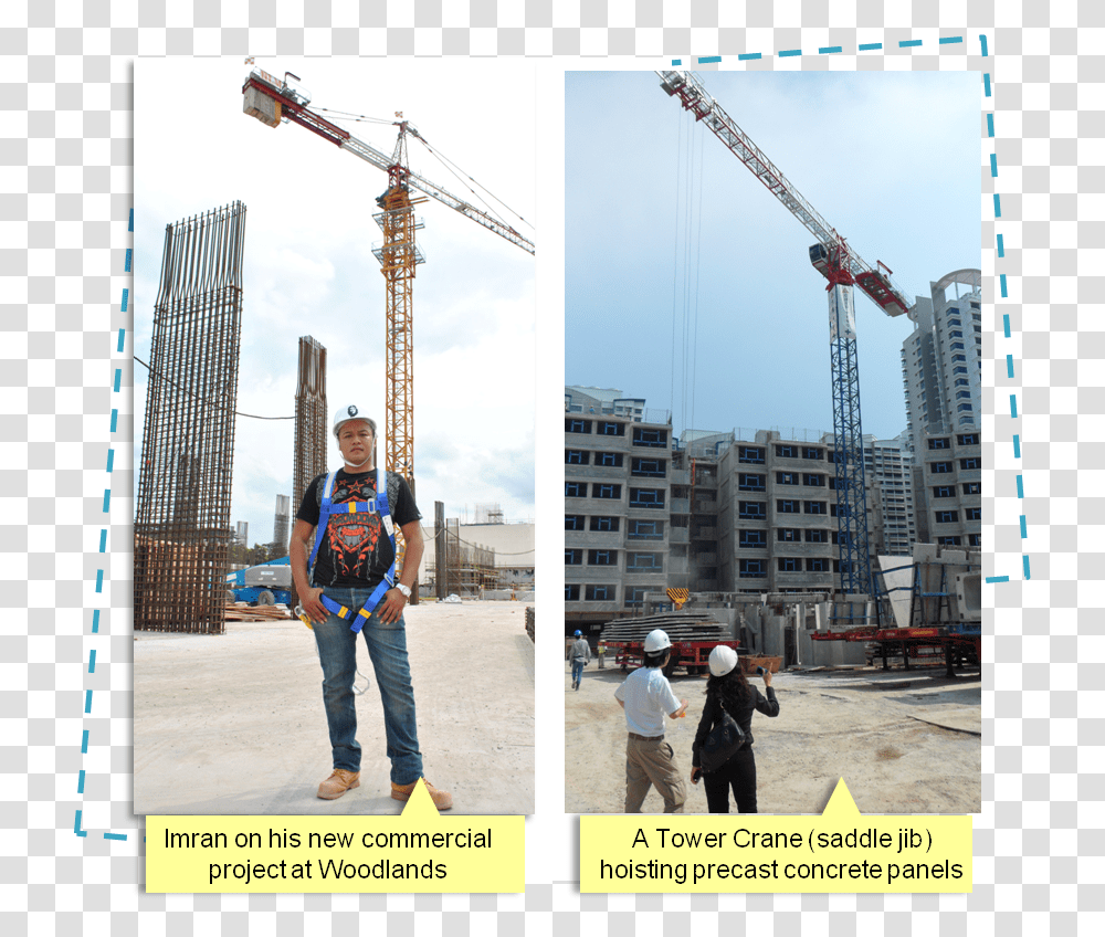 Imran On His New Commercial Project At Woodlands Crane Operator Salary Singapore, Shoe, Footwear, Apparel Transparent Png