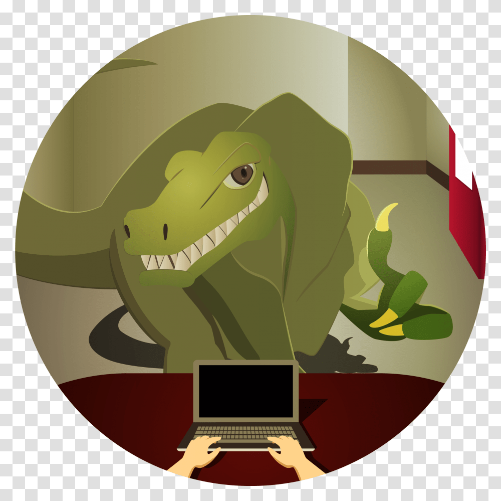 In A World Where Robots Have Replaced All Human Jobs Illustration, Plant, Laptop, Animal, Reptile Transparent Png