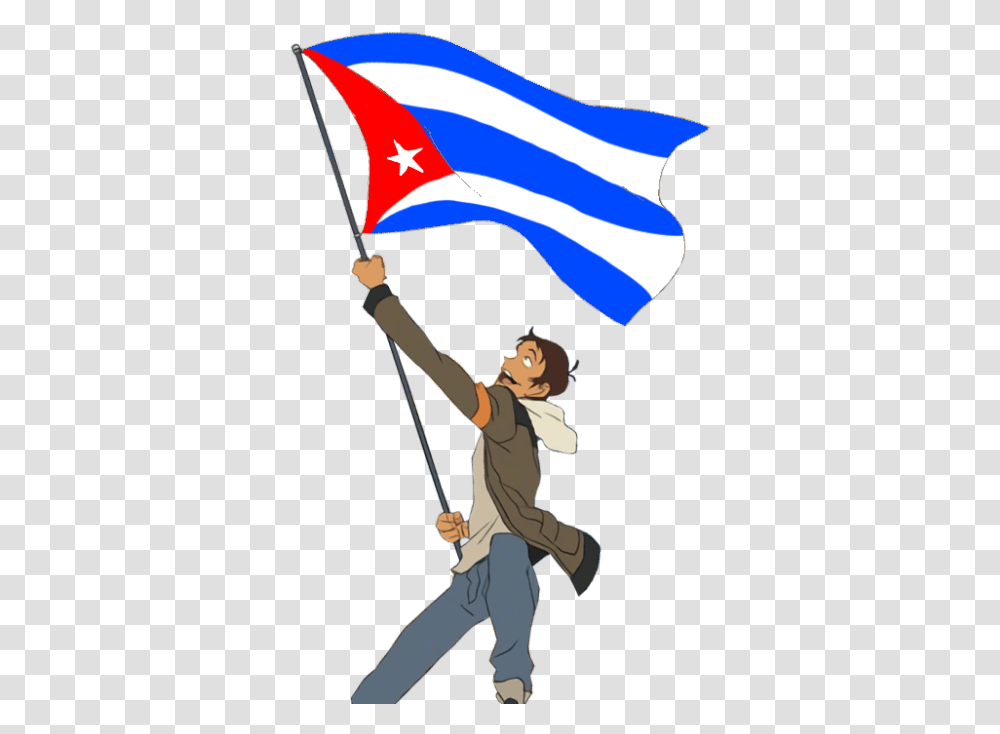 In Cuba Clipart Lance, Person, Human, Symbol, Flag Transparent Png
