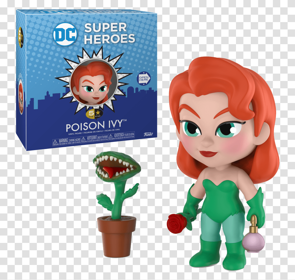 In Funko 13730 Pop Vinyl Games Fnaf Sister Location Funko 5 Star Dc Classic Poison Ivy, Elf, Person, Human, Text Transparent Png