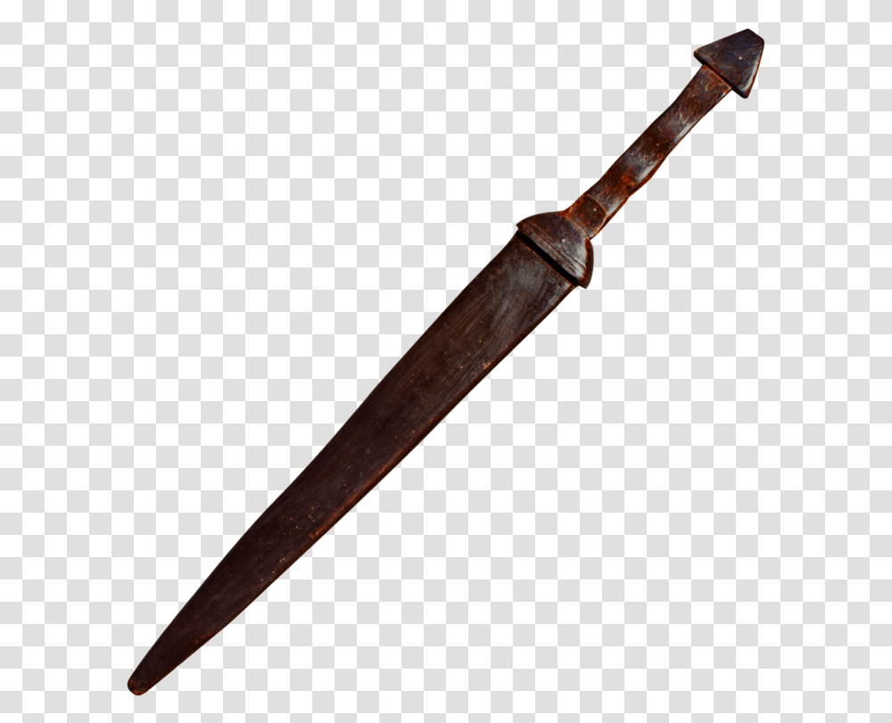 In In Dark Wood Medieval Practice Sword Panther Sword, Weapon, Weaponry, Blade, Knife Transparent Png
