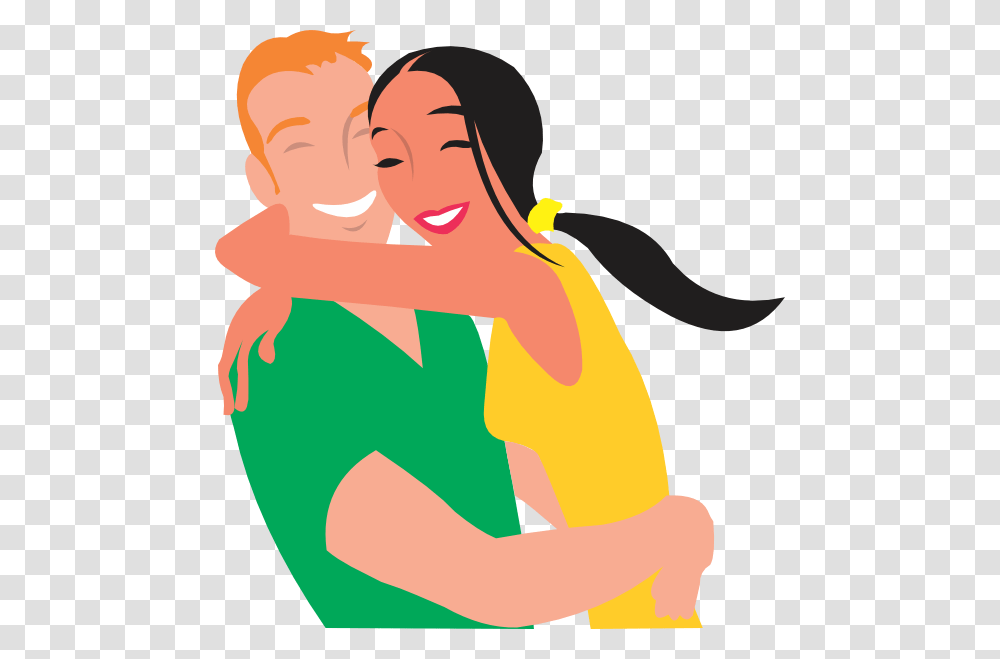 In Love Clip Art, Person, Human, Dating, Hug Transparent Png