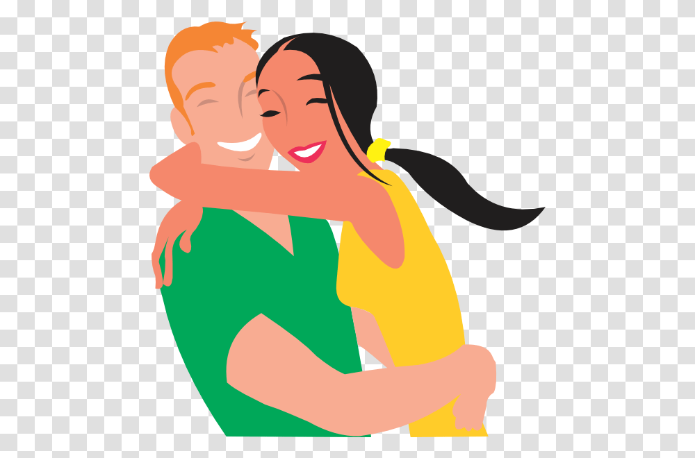 In Love Clip Art Vector Clip Art Online Loving Clipart, Person, Human, Hug, Make Out Transparent Png