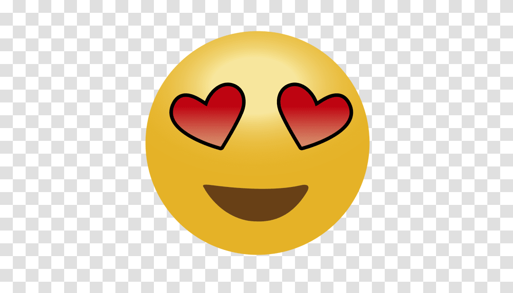 In Love Emoji Emoticon, Pac Man, Heart Transparent Png