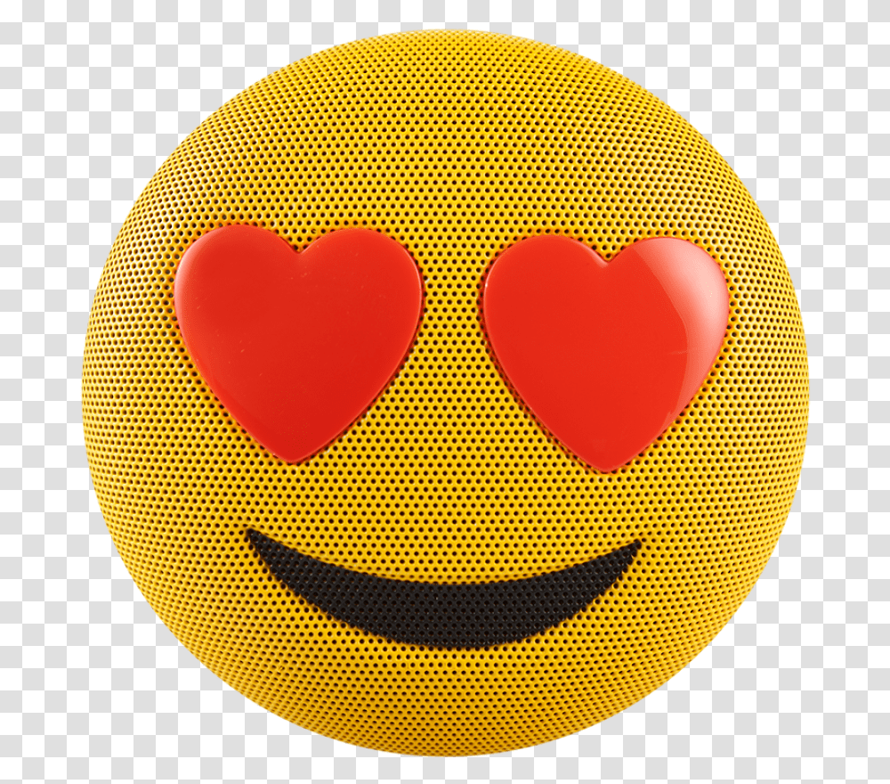 In Love Emoji Smiley, Heart, Rug, Ball Transparent Png