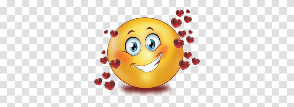 In Love With Red Glossy Hearts Emoji Facebook Icon, Fish, Animal, Goldfish, Toy Transparent Png