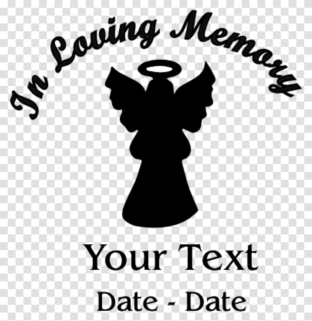 In Loving Memory Angel Decal Loving Memory Clipart, Nature, Outdoors, Astronomy, Night Transparent Png