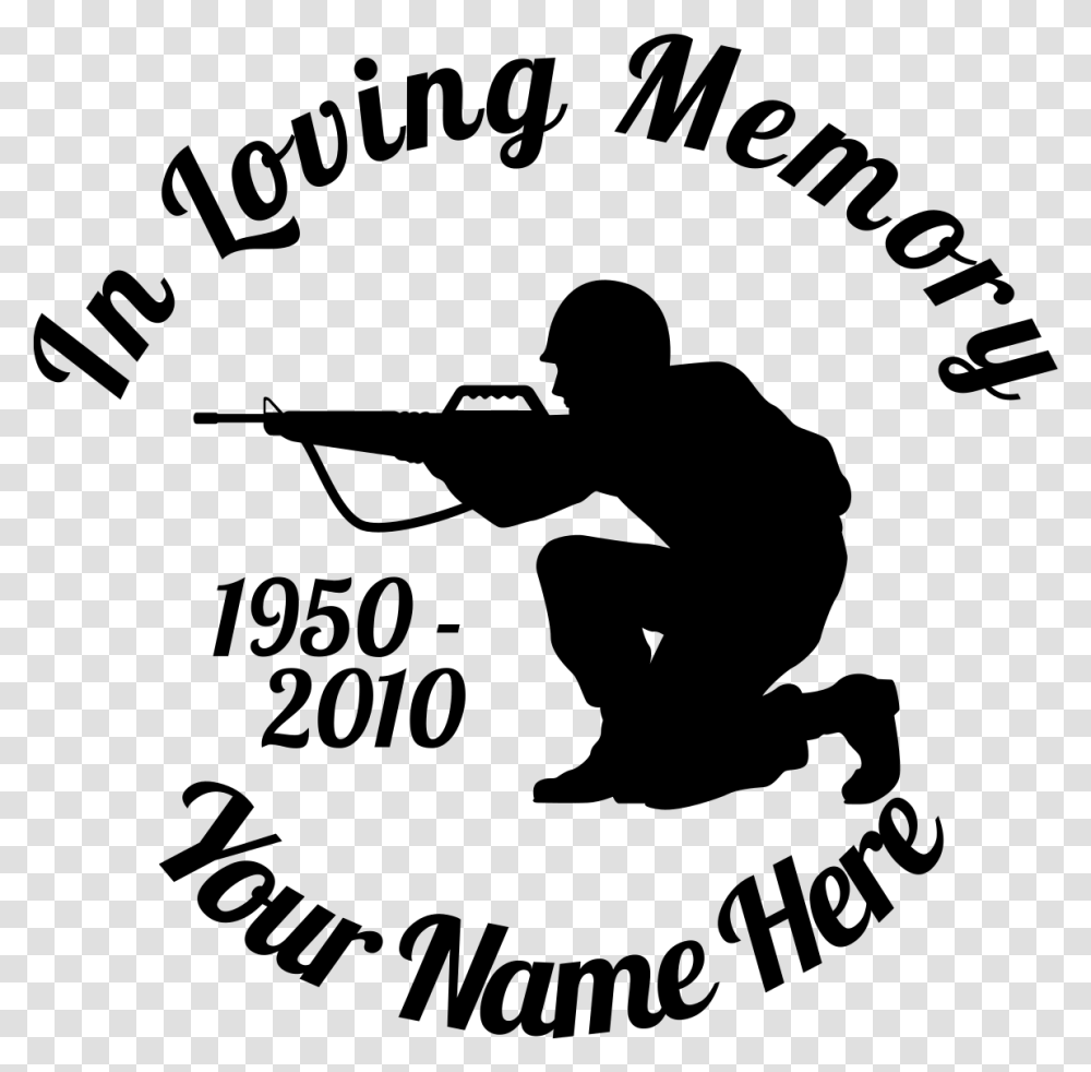 In Loving Memory Soldier Sticker Loving Memory Of, Gray, World Of Warcraft Transparent Png