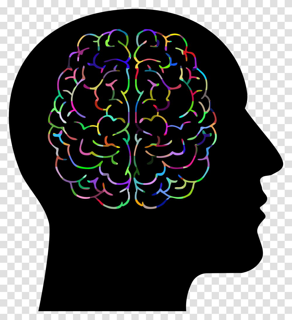 In Man Head Prismatic Human Brain Psychology Clipart, Chandelier, Lamp, Maze Transparent Png
