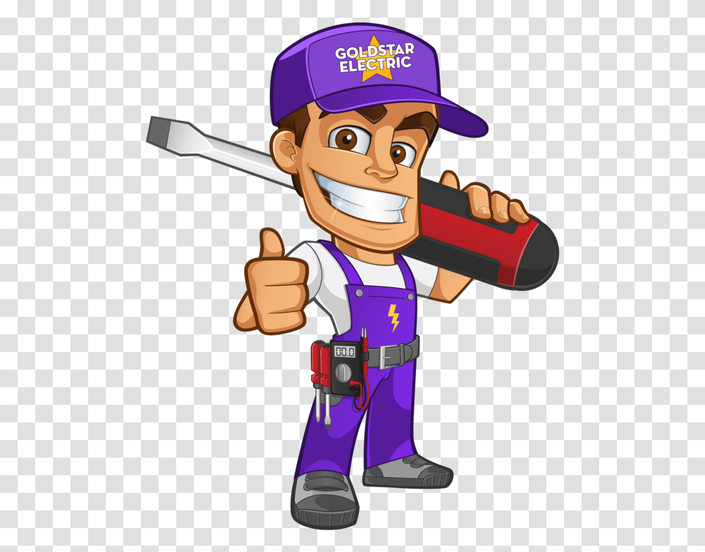 In Mandeville Louisiana Goldstar Animated Electrician, Toy, Weapon, Weaponry, Bomb Transparent Png