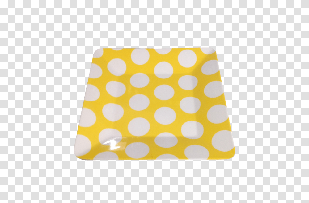 In My Home Square Plate Polka Dot, Texture, Rug, Apparel Transparent Png