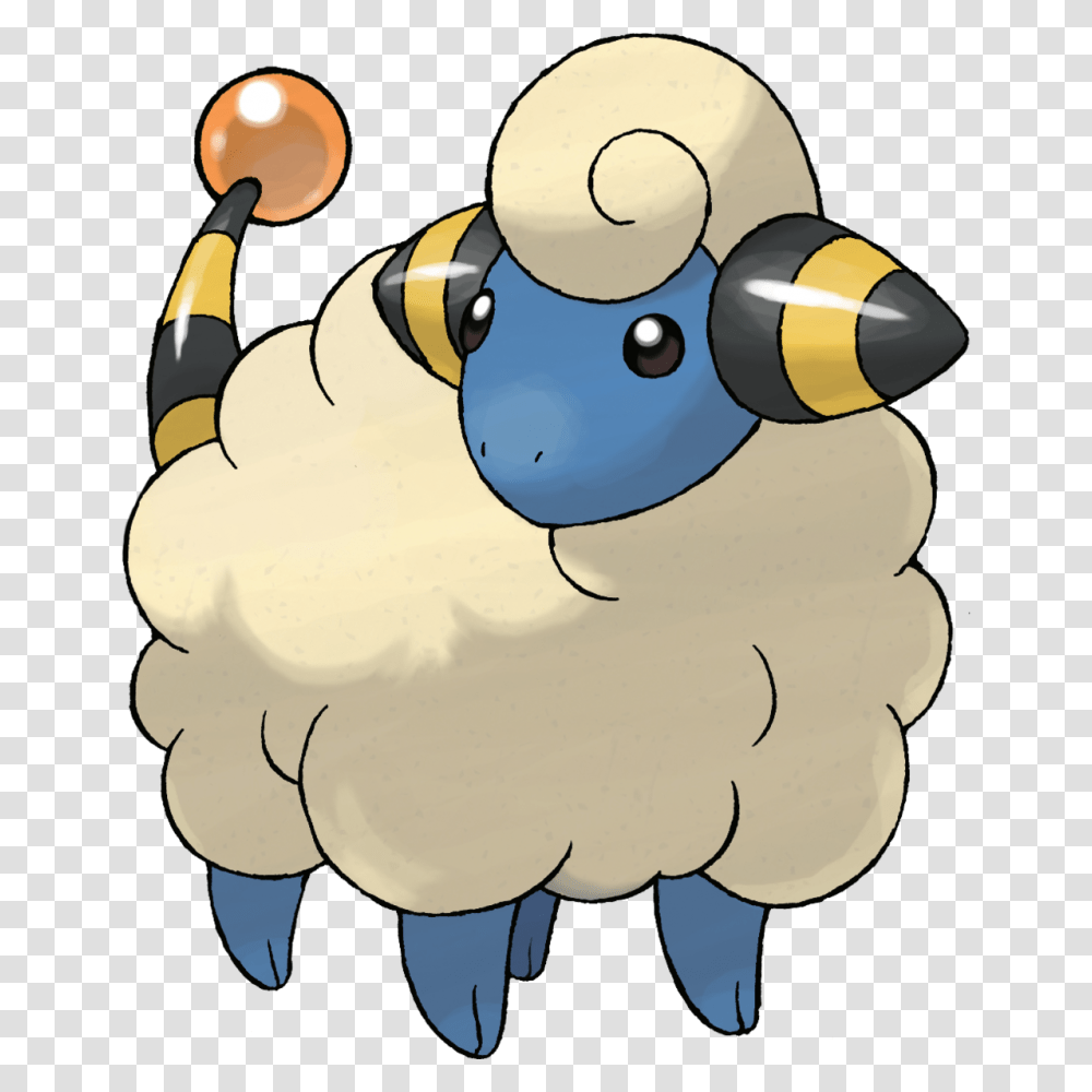 In Pokemon What Is The Cutest Mareep Pokemon, Snowman, Outdoors, Nature, Sheep Transparent Png