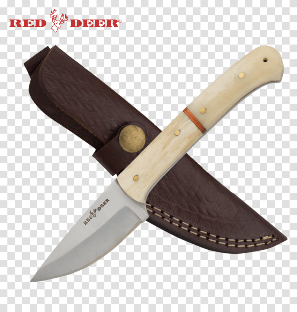 In Red Deer Hunting Knife Real Bone Handle Deer Hunting Knife, Axe, Tool, Weapon, Weaponry Transparent Png