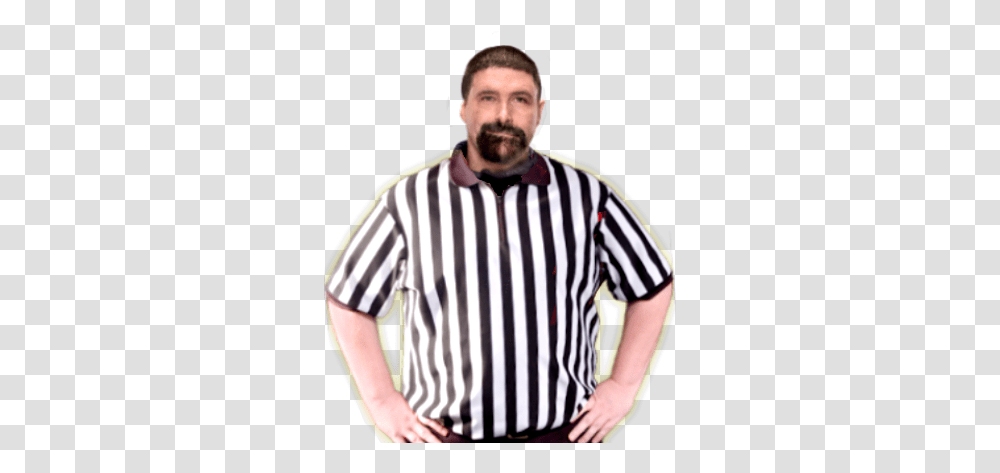 In Referee Costume Basketball Official, Clothing, Person, Shirt, Face Transparent Png