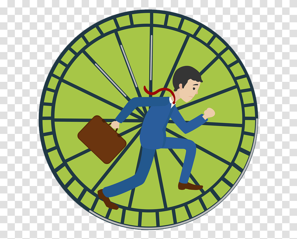 In Spite Of The Feeling Of Failure That Nags You You Hamster En La Rueda Dibujo, Analog Clock, Person, Human, Wheel Transparent Png