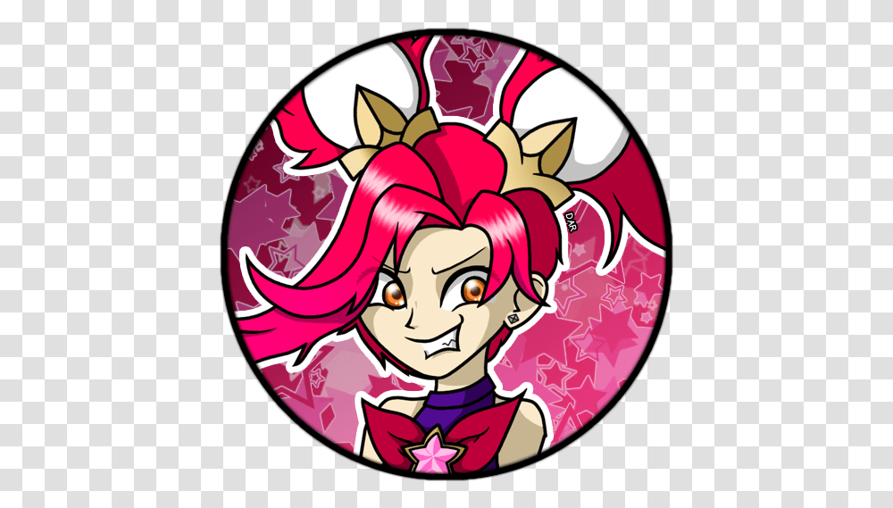 In Star Guardian Jinx Pin From Leesy's Supermercado Cartoon, Label, Text, Graphics, Performer Transparent Png