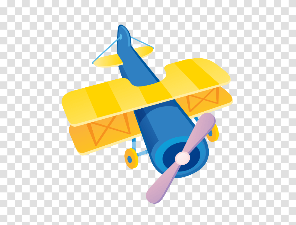 In The Clouds Wallstickers For Kids Biplane Sticker, Airplane, Aircraft, Vehicle, Transportation Transparent Png