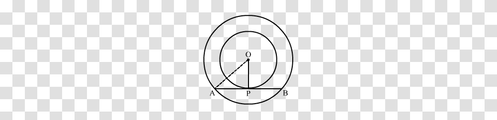 In The Given Figure O Is The Centre Of Two Concentric Circles, Gray, World Of Warcraft Transparent Png
