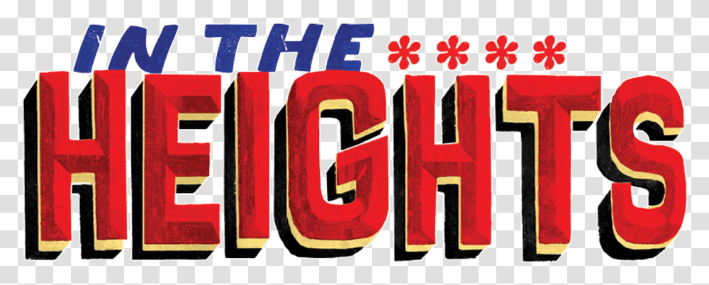In The Heights Laredo Theater Guild Heights Musical Logo, Alphabet, Text, Word, Number Transparent Png
