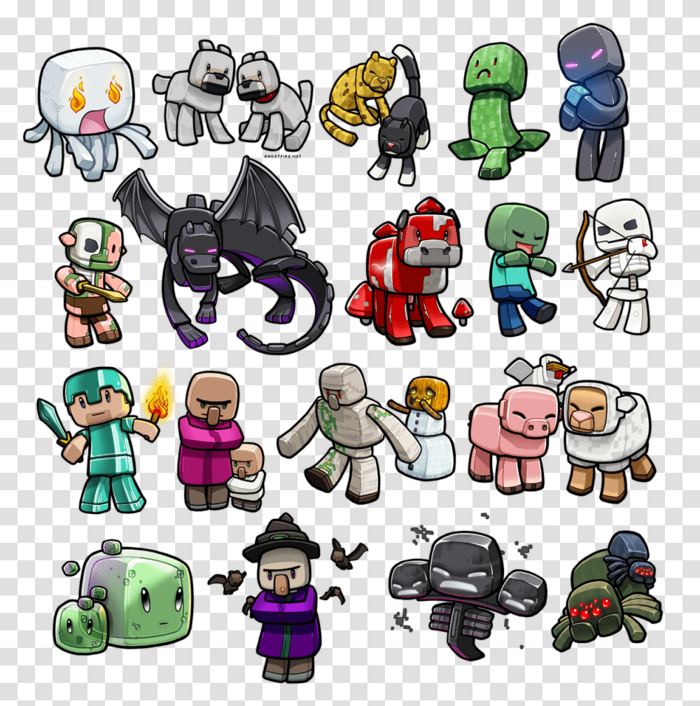 In The Newest Update Sheep Not Only Drop 1 Piece Minecraft All Mobs, Robot, Toy Transparent Png
