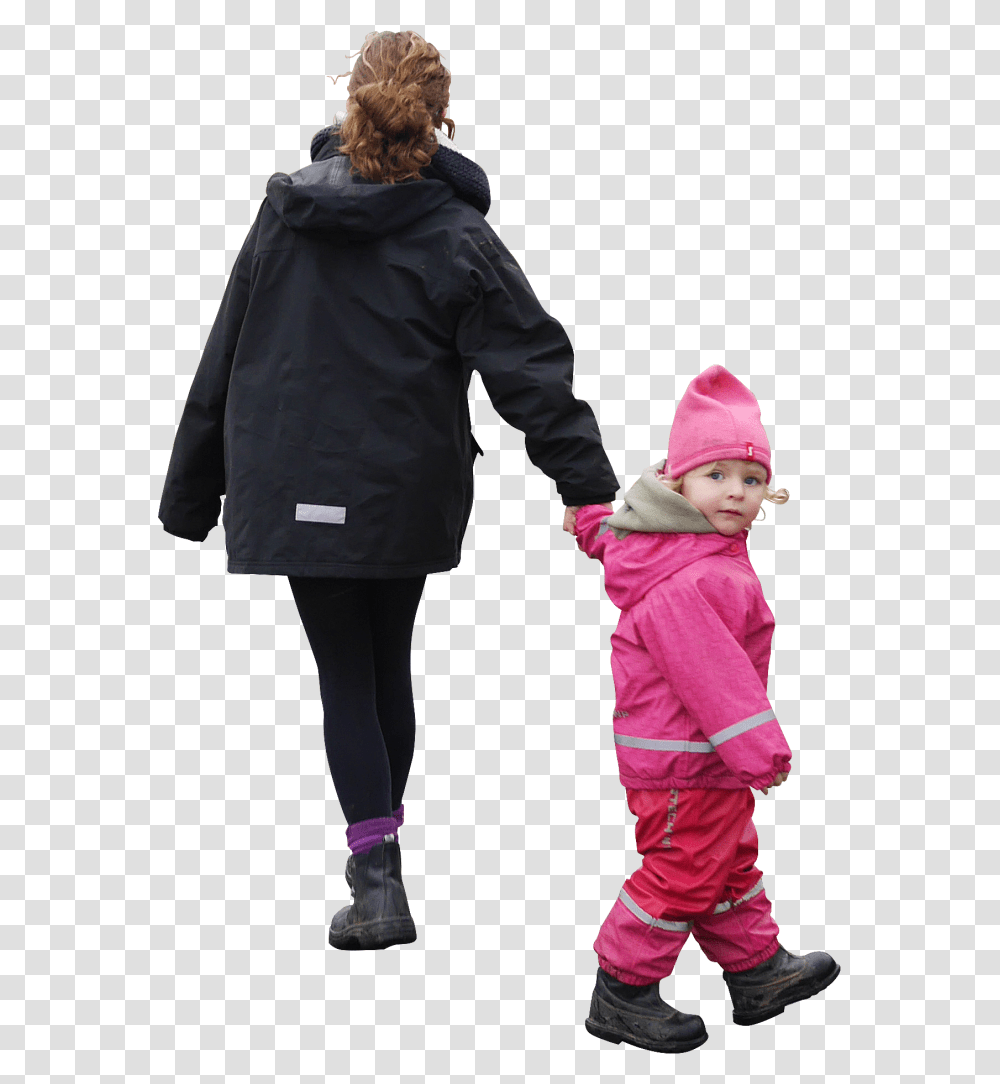 In The Rain Image People Walking Winter, Apparel, Person, Human Transparent Png