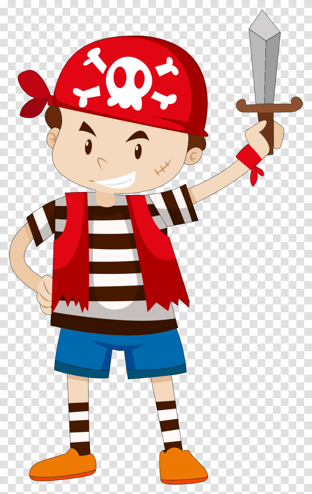 In This Interactive Story Book Trevor S Dream Is About Ilustracion De Pirata, Performer, Clown, Mime Transparent Png