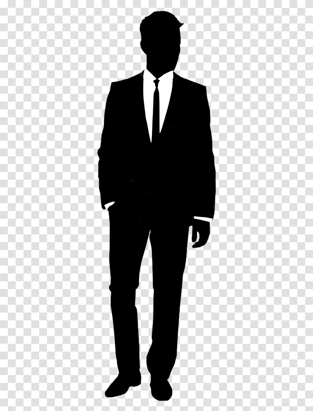 In Tux Silhouette At Fashion Man Clipart, Person, Musician, Musical Instrument, Leisure Activities Transparent Png
