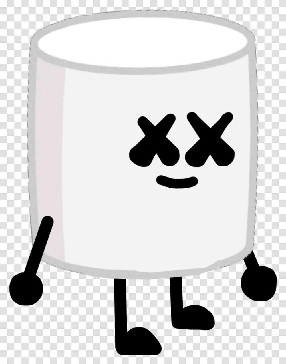 Inanimate Insanity Yandere Marshmallow, Lamp, Stencil, Coffee Cup Transparent Png