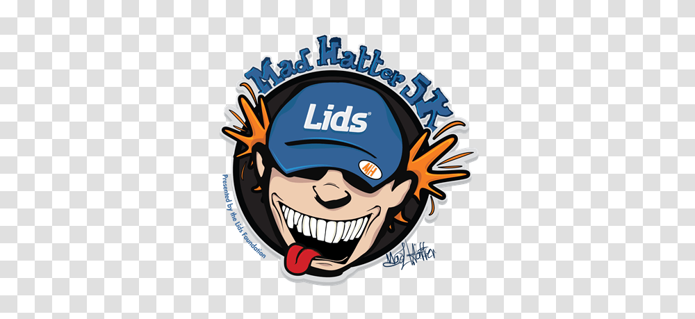 Inaugural Lids Mad Hatter Presented, Logo, Label Transparent Png