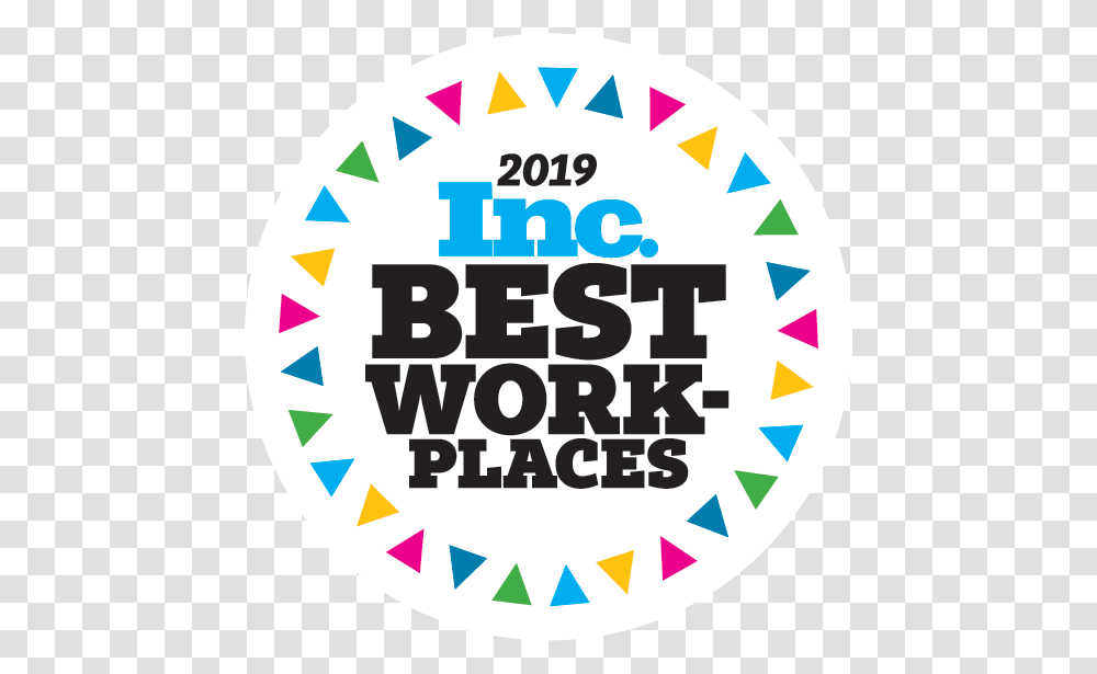 Inc Best Workplaces 2019, Label, Sticker, Word Transparent Png