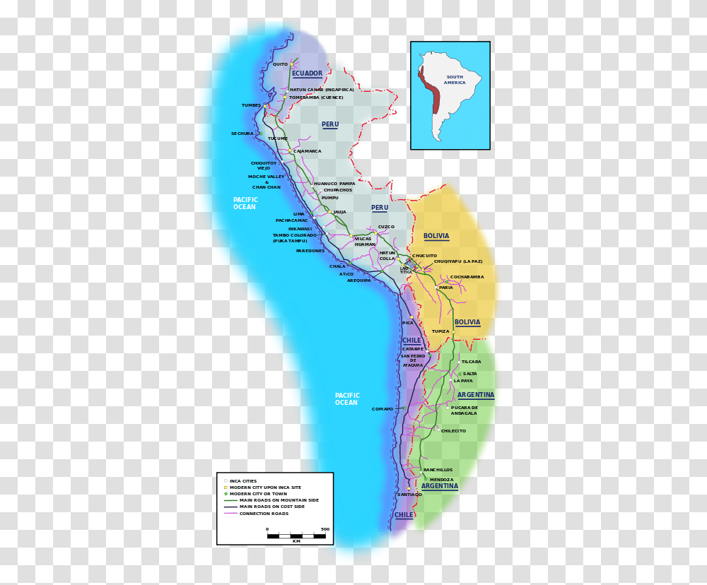 Inca Road System, Plot, Map, Diagram, Atlas Transparent Png