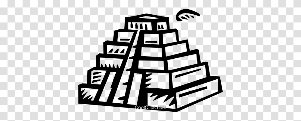 Incan Pyramids Royalty Free Vector Clip Art Illustration, Outdoors, Nature, Building, Cross Transparent Png